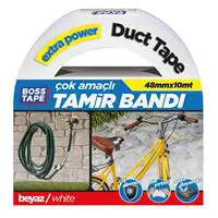 Boss Tape TB4810B Tamir Bandı 48 mm x 10 m - Beyaz