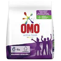 Omo Active Fresh Toz Çamaşır Deterjanı Parlak Renkliler 4 kg - 26 Yıkama