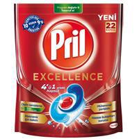 Pril Excellence Bulaşık Makinesi Tableti 22 Adet