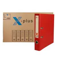 X-Plus Plastik Klasör Dar 25 Adet - Kırmızı