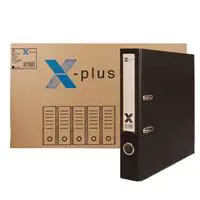 X-Plus Plastik Klasör Dar 25 Adet - Siyah