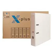 X-Plus Plastik Klasör Dar 25 Adet - Beyaz