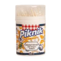 Piknik Jelatinli Ağaç Bambu Kürdan 200 Adet