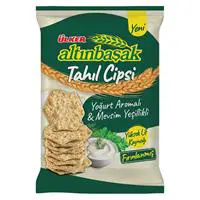 Ülker Altınbaşak Yoğurt Aromalı Mevsim Yeşillikli Tahıl Cips Kraker 50 g x 20 Adet
