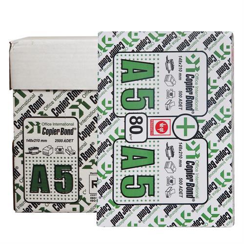 Copier Bond A5 Fotokopi Kağıdı 80 g/m² 1.000 Yaprak x 5 Paket
