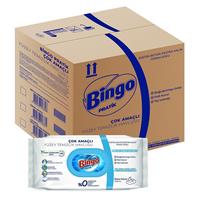 Bingo Beyaz Sabun Kokulu Yüzey Temizleyici Mendil - 96 Yaprak  x 12 Adet