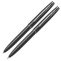 Scrikss 108 Prestij Kristal Kutulu Tükenmez - Versatil Kalem Takım - Mat Siyah