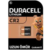 Duracell Lityum CR2 Pil P3 V 2 Adet