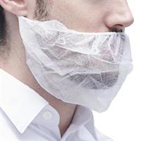 X-Plus Sakal ve Bıyık Bonesi 1.000 Adet - Beyaz