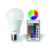 Ledolet Kumandalı Rgb LED Ampul 9 W Renk Değiştiren Işık E27