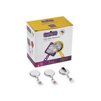 Lamiess Lms 378 Çelik Bordürlü Yuvarlak Yoyo - Beyaz 50 Adet