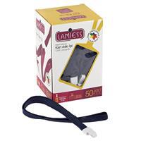 Lamiess Kart Askı İpi Plastik Kancalı Siyah 50'li 