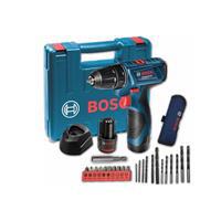 Bosch GSR 120-Lı Akülü Delme Vidalama+23 Parça