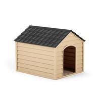 Köpek Kulübesi 77 cm x 64 cm x 62 cm - Bej / Kahve