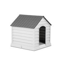 Köpek Kulübesi 102 cm x 100 cm x 98 cm -Gri / Antrasit