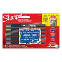 Sharpie Akrilik Markör, Fırça Uç, 5li
