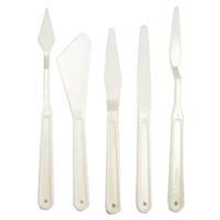 Rich Plastik Spatula 5 Adet - Beyaz