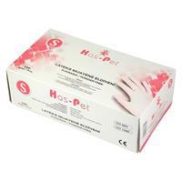 Has-Pet Muayene Eldiveni Lateks Pudrasız 100 Adet Beyaz - Small / No.7