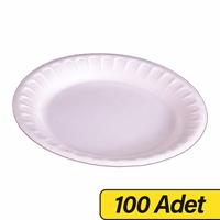 Köpük Tabak 20 cm 100 Adet