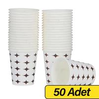 Ofix Karton Bardak Yıldız Desenli 7 Oz 180 ml (3.8 g) 50 Adet