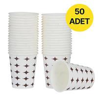 Ofix Karton Bardak Yıldız Desenli 7 Oz 180 ml (3.8 g) 50 Adet  