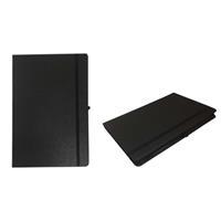 Lizy 7118 Lastikli Defter 13 x 21 cm 120 Yaprak Çizgili Thermo Kapak - Siyah