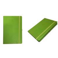 Lizy 7118 Lastikli Defter 13 x 21 cm 120 Yaprak Çizgili Thermo Kapak - Yeşil