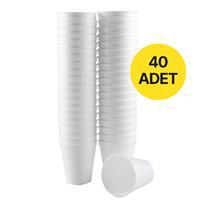 Elbipak Köpük Bardak 7 oz 175 ml 40 Adet 