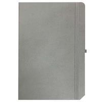 Lizy 7118 Lastikli Defter 13 x 21 cm 120 Yaprak Çizgili Thermo Kapak - Antrasit