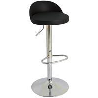 Bürocci 9560S0101 Jack Bar Sandalyesi - Siyah Deri 