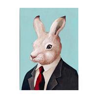 Tavşan Modern Kanvas Tablo 35 x 50 cm (DK001531)