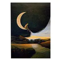 Gece Gündüz Kanvas Tablo 70 x 100 cm (DK002066)