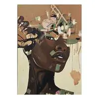 Afrikalı Dekoratif Kanvas Tablo 35 x 50 cm (DK003032)