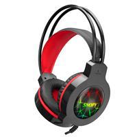 Snopy SN-GX7 Crazy Mikrofonlu Oyuncu Kulaklığı Ledli - Siyah  