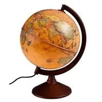 Gürbüz Antik Küre Işıklı - 26 cm