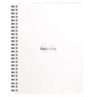 Rhodia RD193441 Classic A5 Dot Noktalı Defter 80 Yaprak Spiralli Esnek Kapak - Beyaz