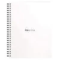 Rhodia RD193441 Classic A5 Dot Noktalı Defter 80 Yaprak Spiralli Esnek Kapak - Beyaz
