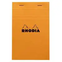Rhodia R14200 Classic 11 x 17 cm 80 Yaprak Kareli Defter Bloknot Sert Kapak - Turuncu
