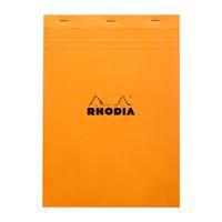 Rhodia RA18200 Basic A4 80 Yaprak Kareli Bloknot Sert Kapak - Turuncu