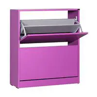 Adore SHC-520-UU-1 Flat Duo 2 Katlı Geniş Ayakkabılık Dolabı - Mor