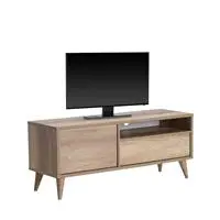  Adore TVR-311-TT-1 Retro Çekmeceli Tv Sehpası 120 x 50 x 40 cm - Açık Ceviz