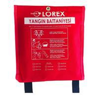 Lorex LR-FB1010C Yangın Battaniyesi 100 cm x 100 cm Çantalı
