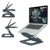Leitz L-6424 Ergo Laptop Yükseltici Ayarlanabilir Çok Açılı - Koyu Gri