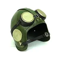 Dekoratif Metal Pilot Kaskı (C0338)