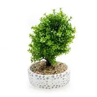 Objevi Dekoratif Çakıl Ağaç 30 x 14 x 14 cm - Beyaz  (OBJ016) 