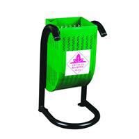 Şahnur Metal SN116 Dirsekli Borulu Dış Mekan Çöp Kovası