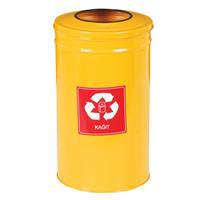 Şahnur Metal SN908 3'lü Boyalı Geri Dönüşüm Çöp Kovası    