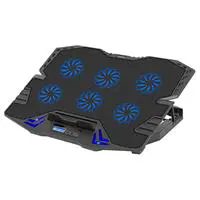 Frisby FNC-5235ST GS6 15.6" (6 x Fan) LCD Kontrol Panel Metal Izgara 5 Kademeli Notebook Soğutucu