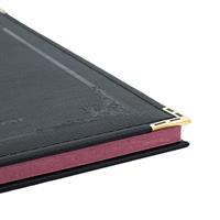 Pin 952 İmza Dosyası Termo Deri 20 Yaprak - Siyah