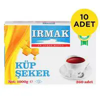 Irmak Küp Şeker 1 kg x 10 Adet
